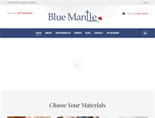 Tablet Screenshot of bluemantle.ca